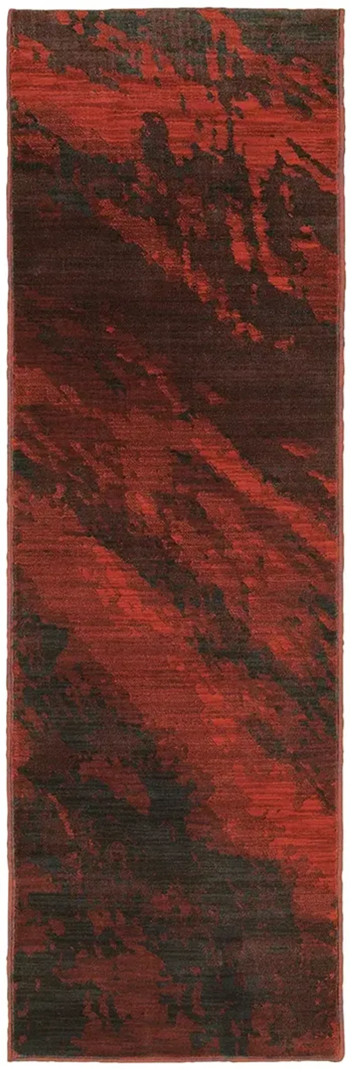 Sedona 2'3" x 7'6" Red Rug