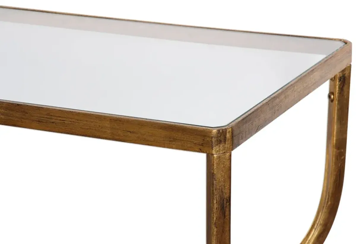 Uttermost Deline Gold Console Table