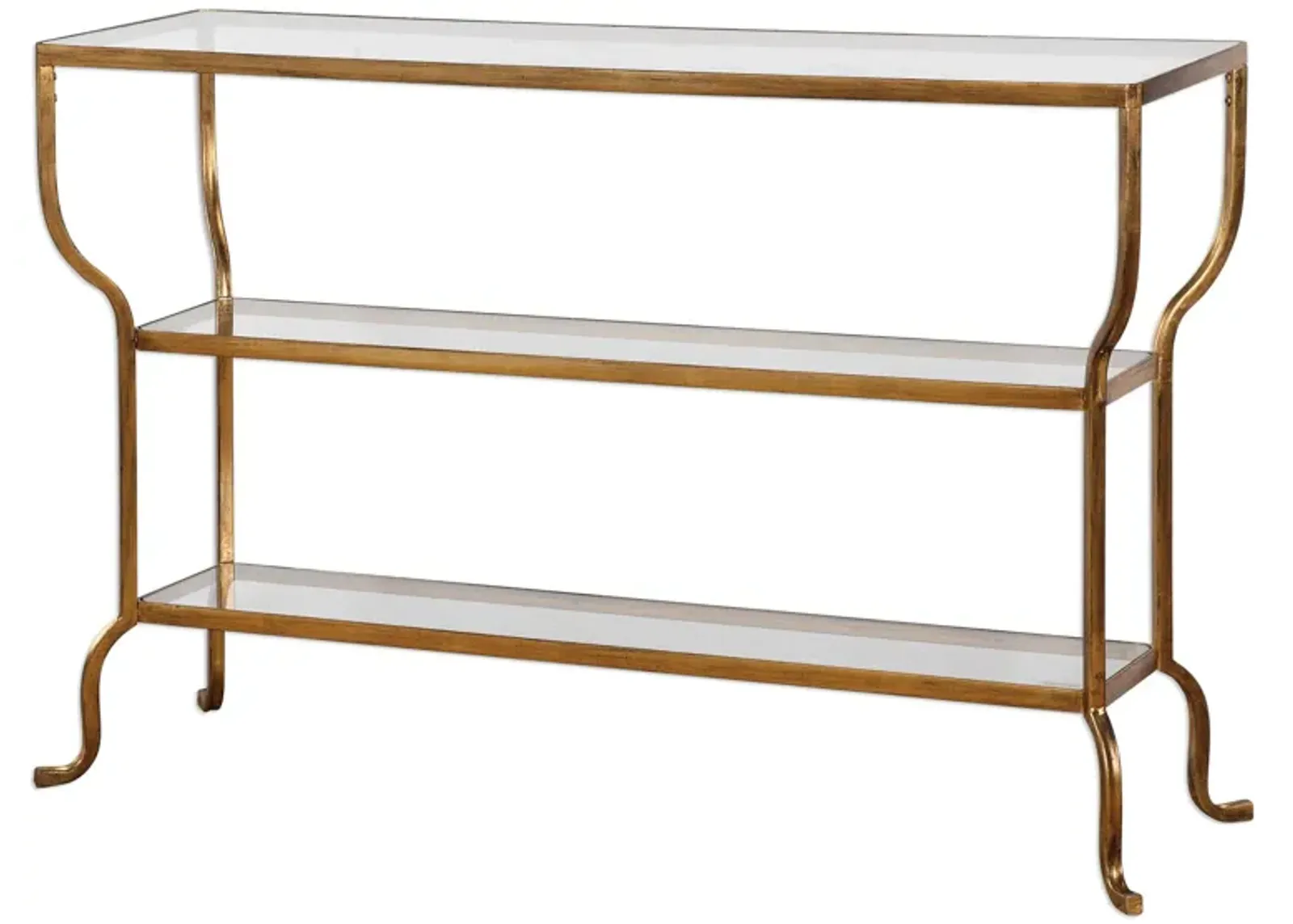 Uttermost Deline Gold Console Table