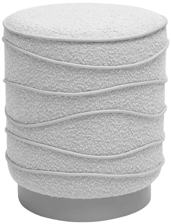 Nero Cream Boucle Ottoman