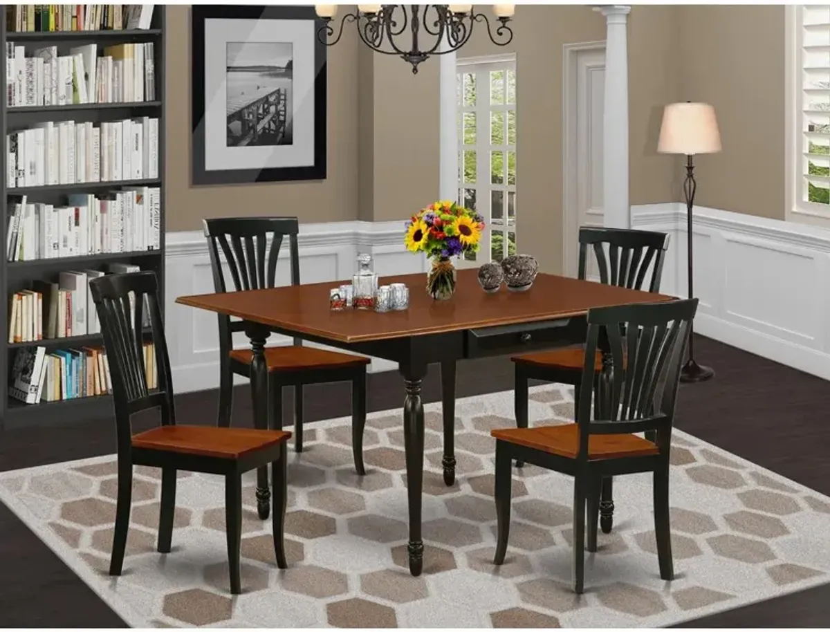 Dining Room Set Black & Cherry