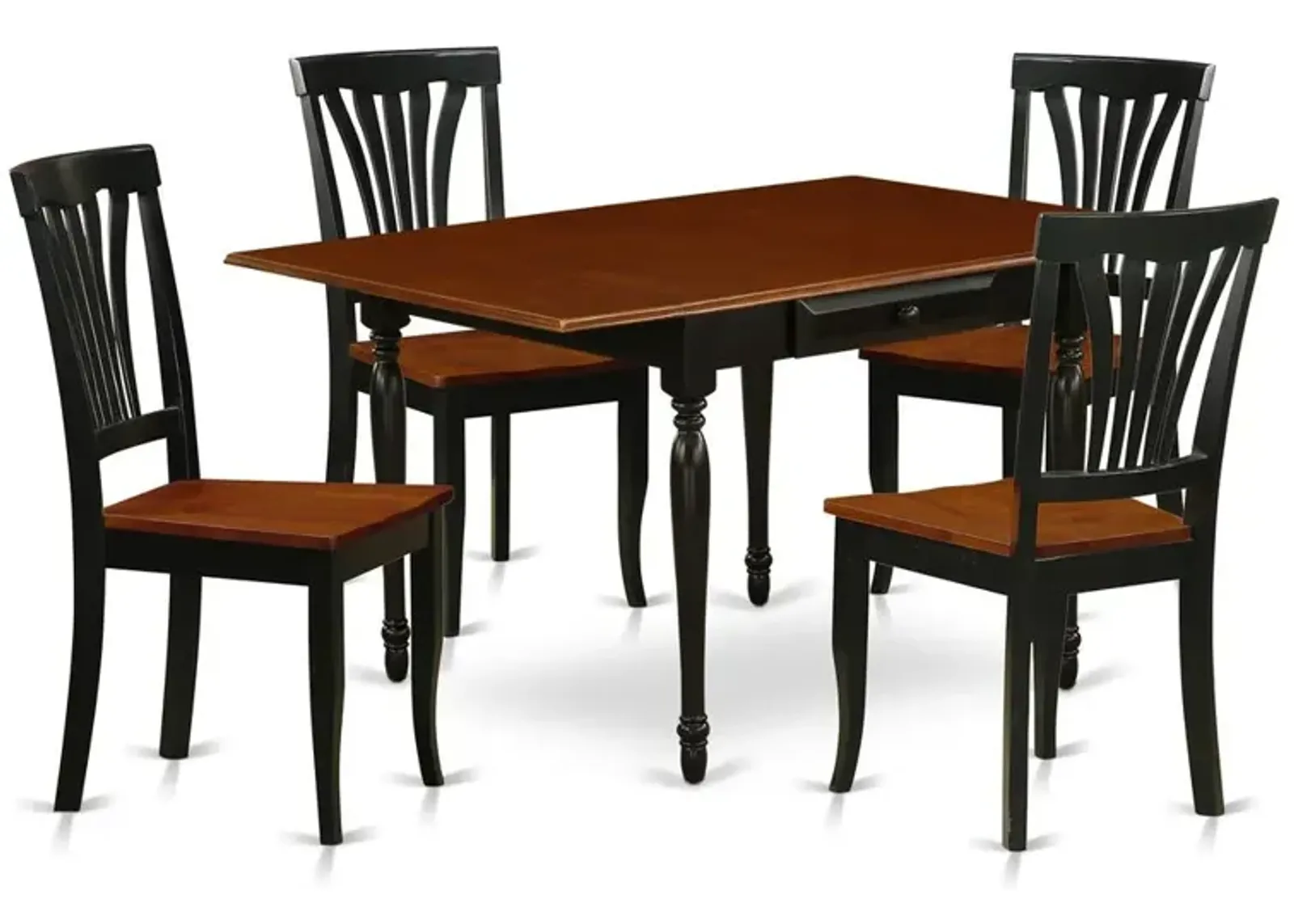 Dining Room Set Black & Cherry