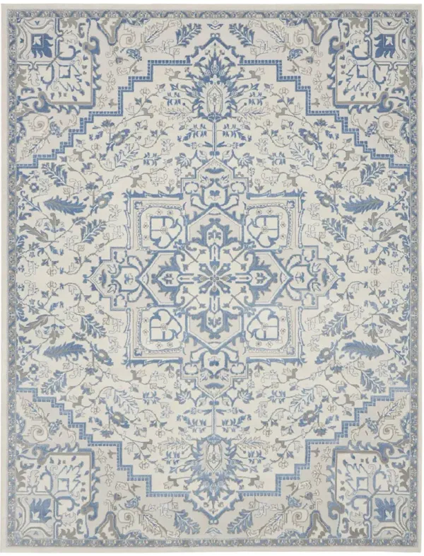 Elation ETN10 Ivory/Blue 7'10" x 9'10" Rug