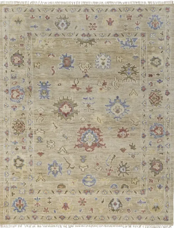 Fillmore 69CJF 3' x 5' Brown/Tan/Blue Rug