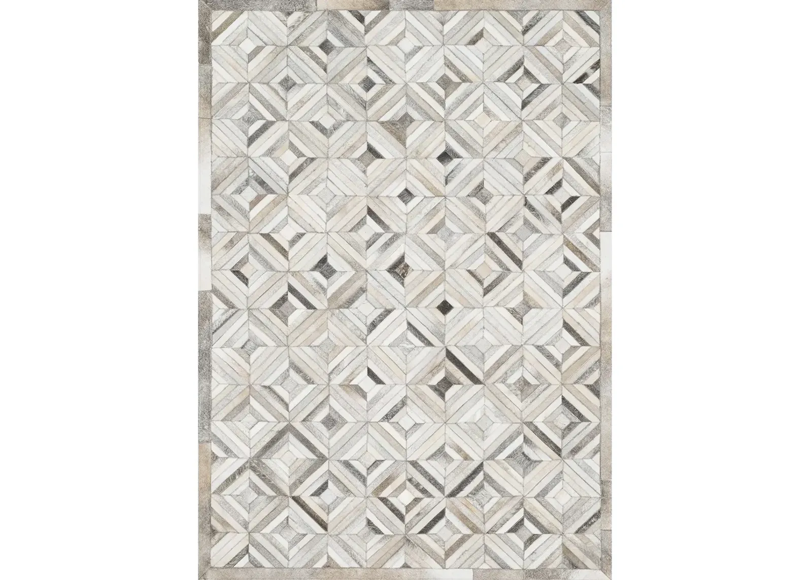 Promenade PO01 Ivory/Grey 5' x 7'6" Rug