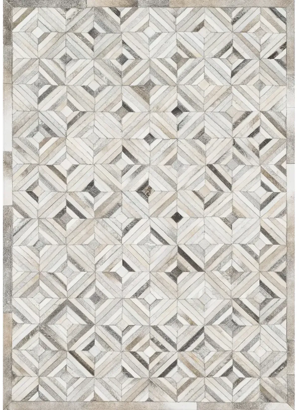 Promenade PO01 Ivory/Grey 5' x 7'6" Rug