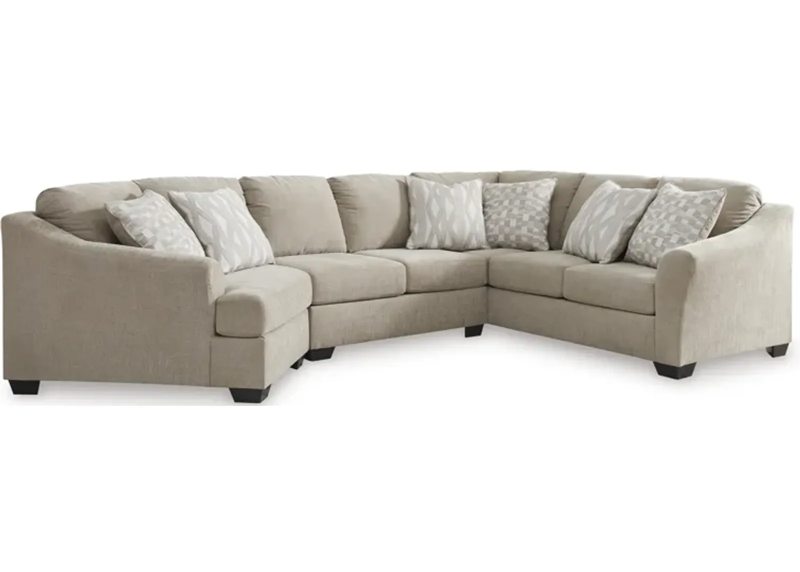 Brogan Bay Right Facing Sectional with Cuddler