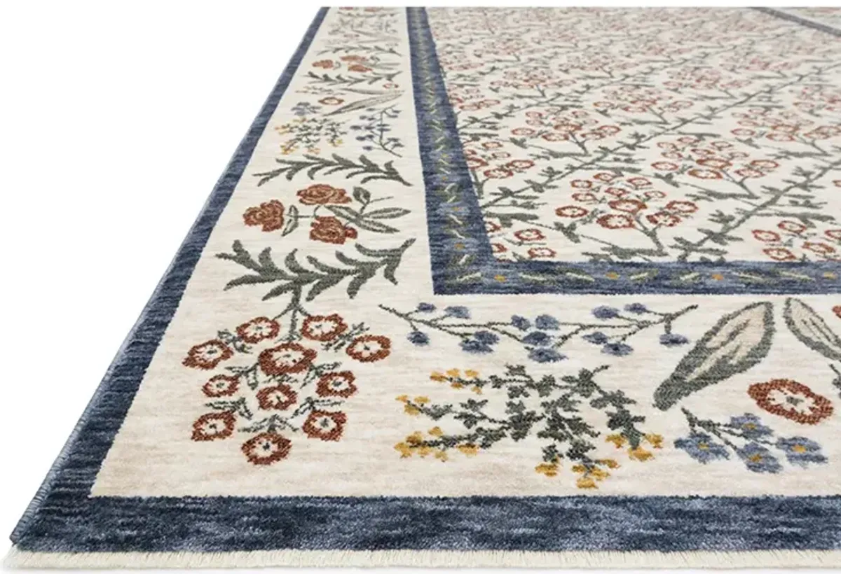 Kismet KIS02 Cream 7'10" x 10'10" Rug by Rifle Paper Co.