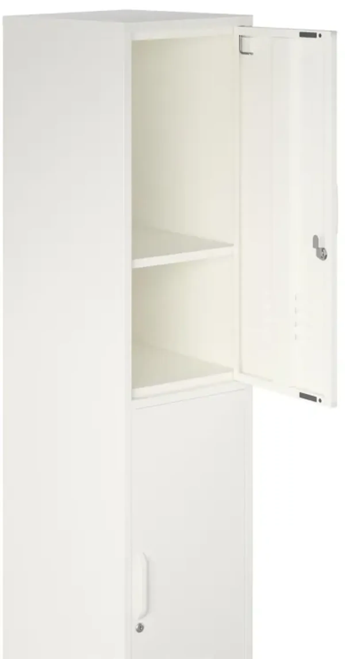 Shadwick 2 Door Tall Single Metal Locker Storage Cabinet