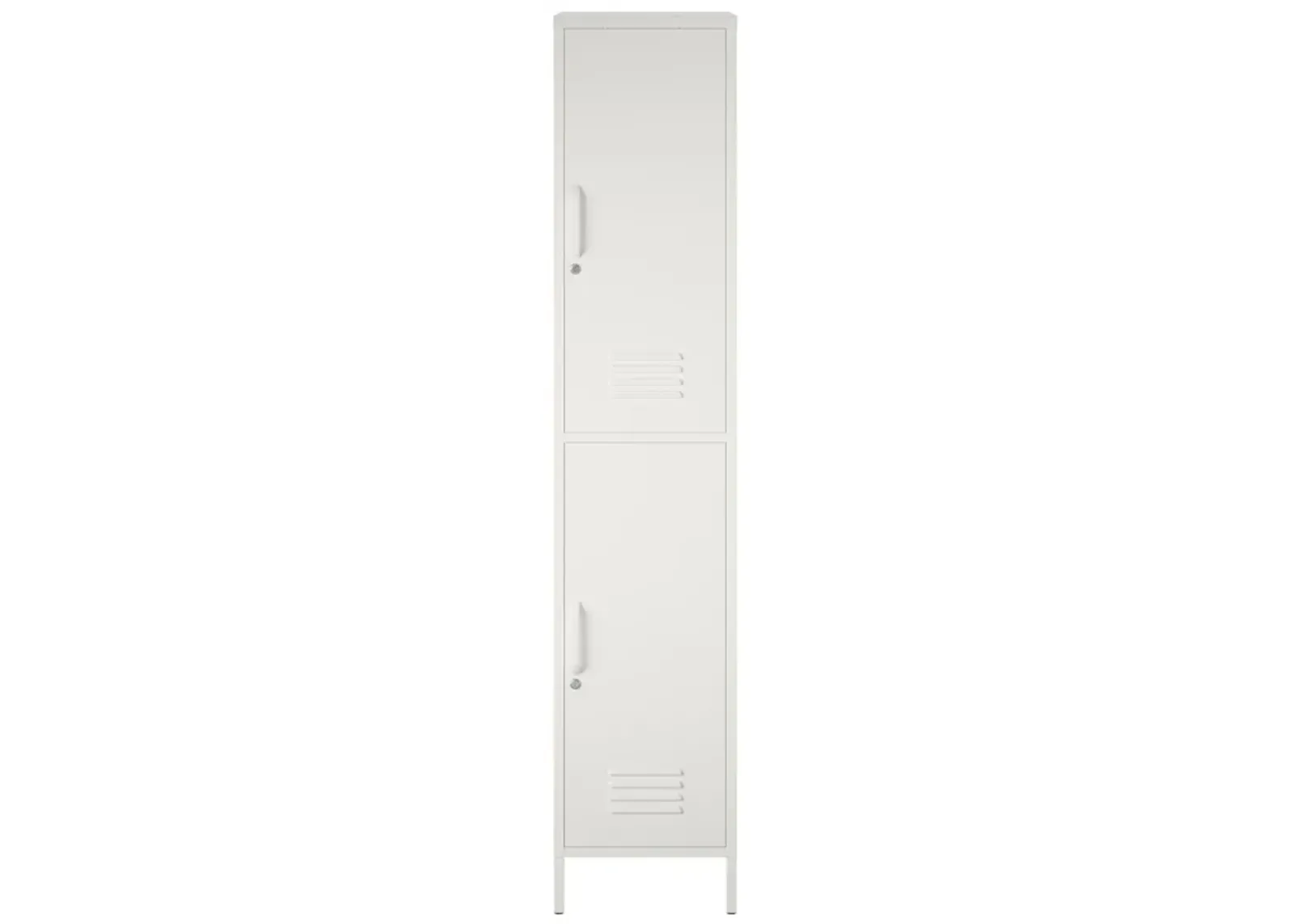 Shadwick 2 Door Tall Single Metal Locker Storage Cabinet