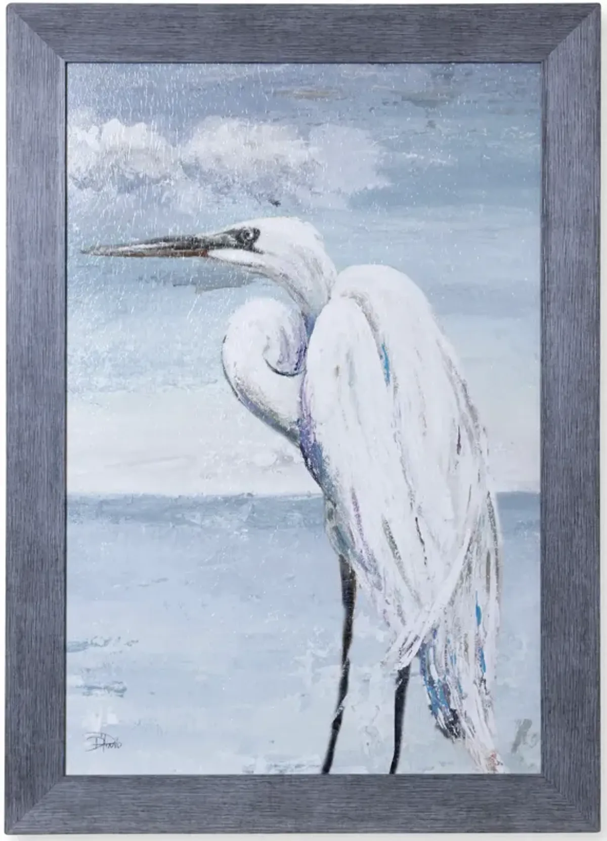 Great Egret Standing Framed Print