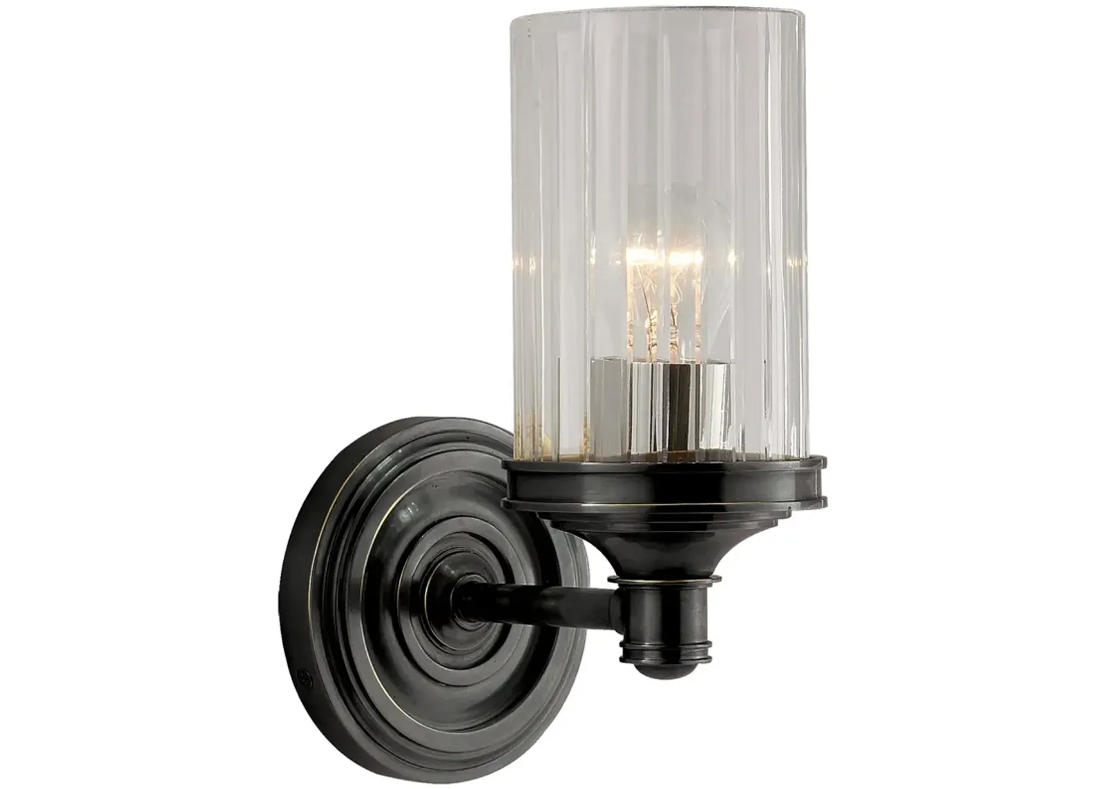 Ava Single Sconce in Bronze