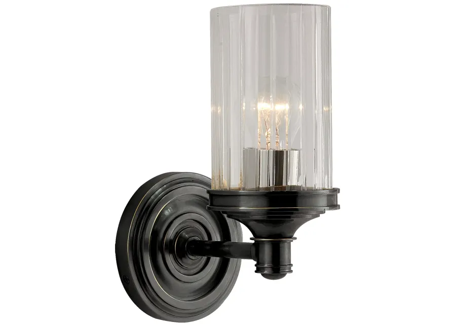 Ava Single Sconce in Bronze