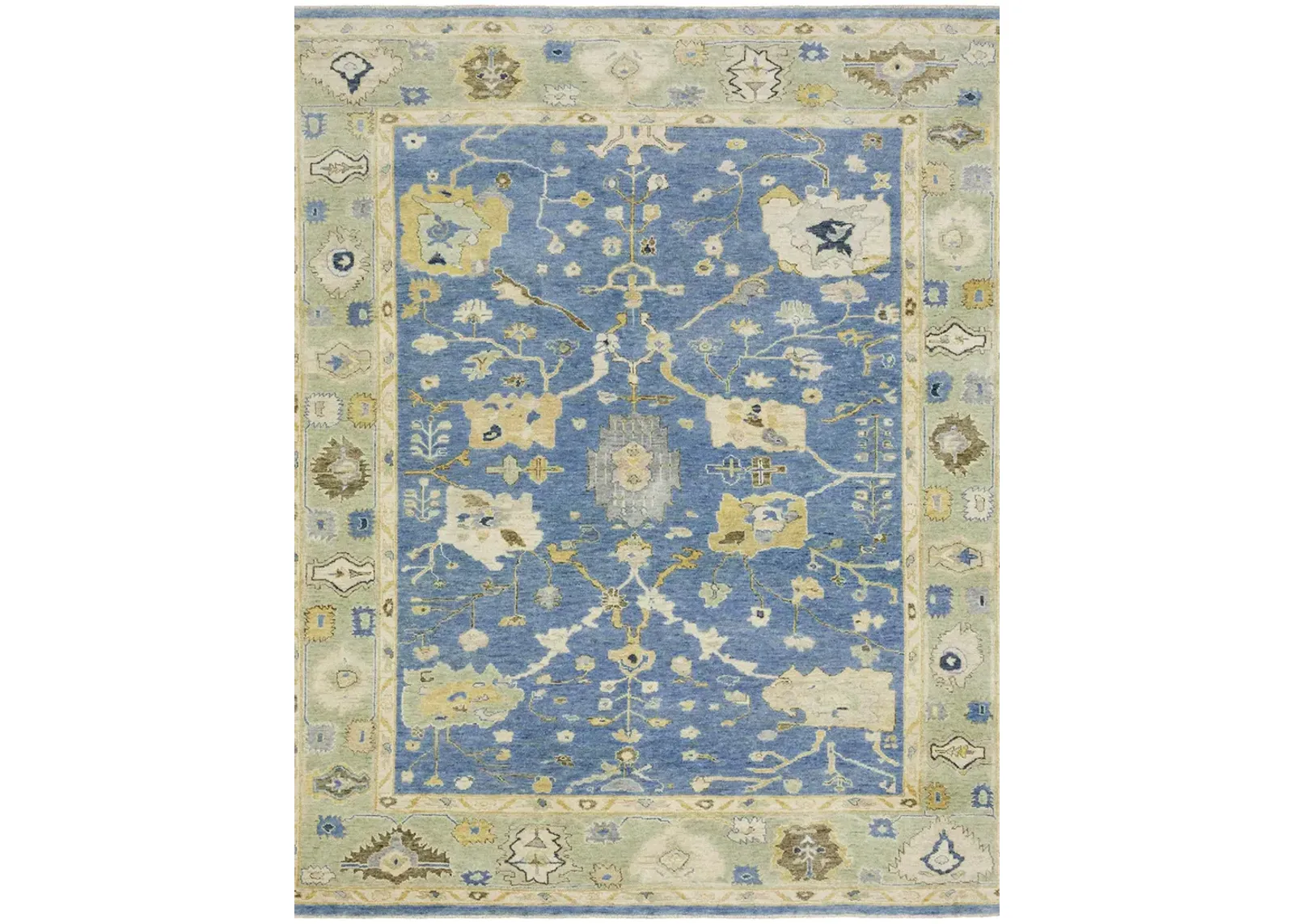 Palace 2'6" x 10' Blue Rug