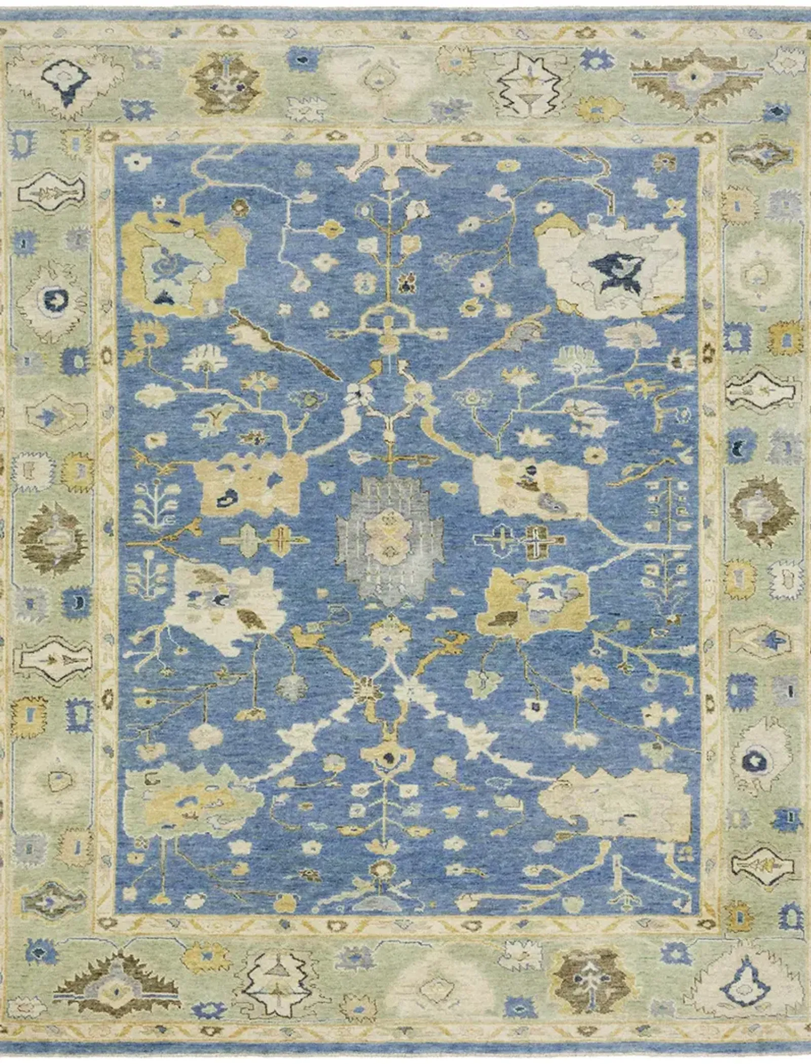 Palace 2'6" x 10' Blue Rug