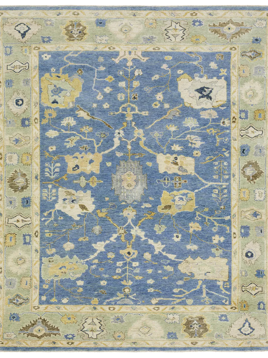 Palace 2'6" x 10' Blue Rug