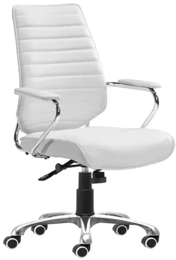 Enterprise Low Back Office Chair White