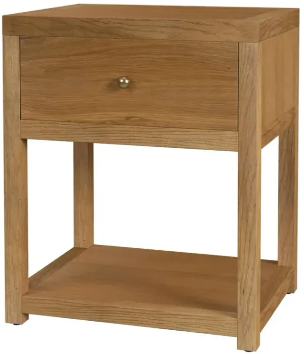 Butler Specialty 21 in. W Rectangular Wood 1 Drawer Small Nightstand with Lower Open Shelf