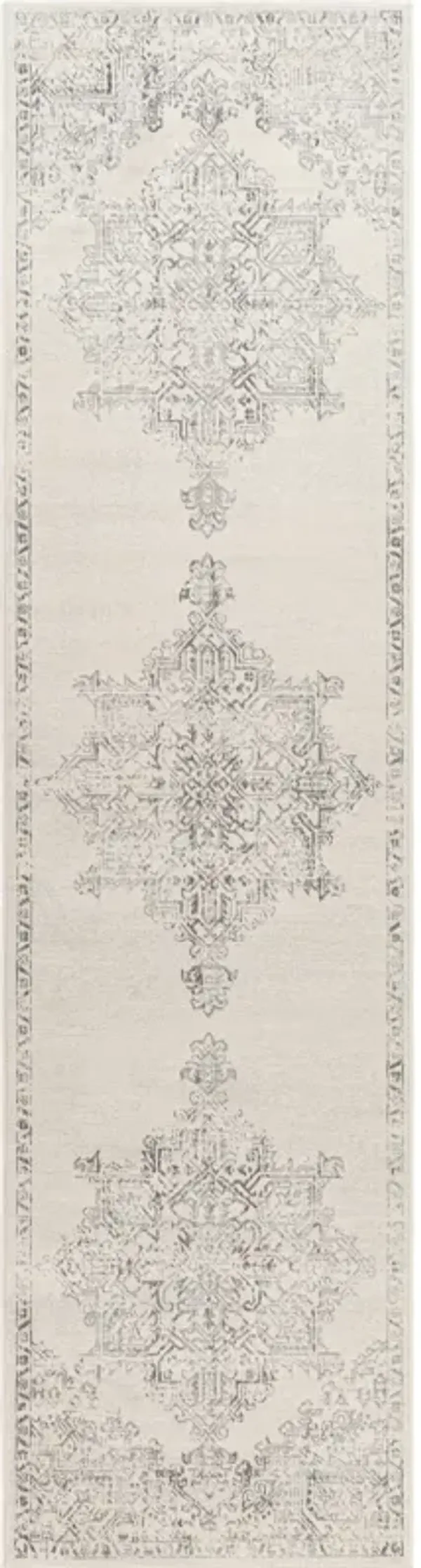 Roma ROM-2322 6'7' Round Gray Rug