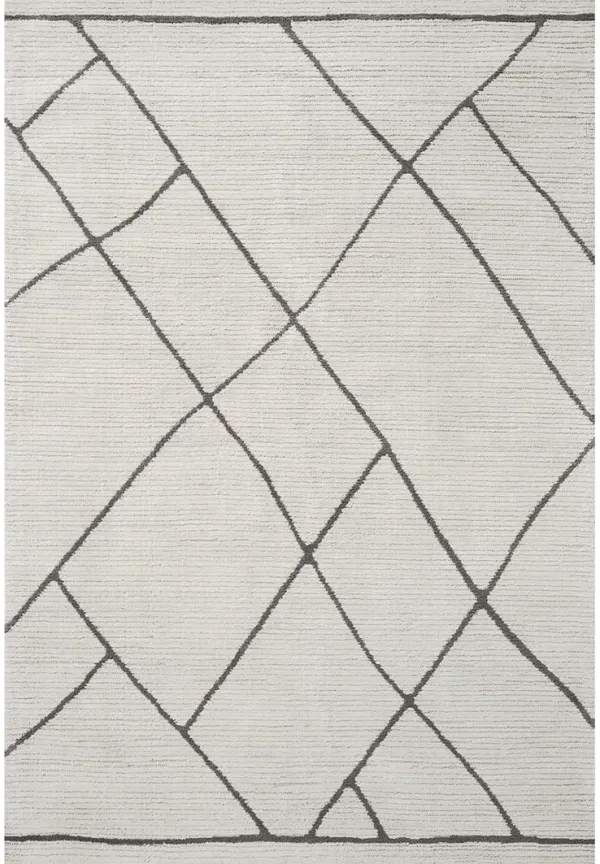 Logan LOG01 Ivory 7'9" x 9'9" Rug by Magnolia Home by Joanna Gaines