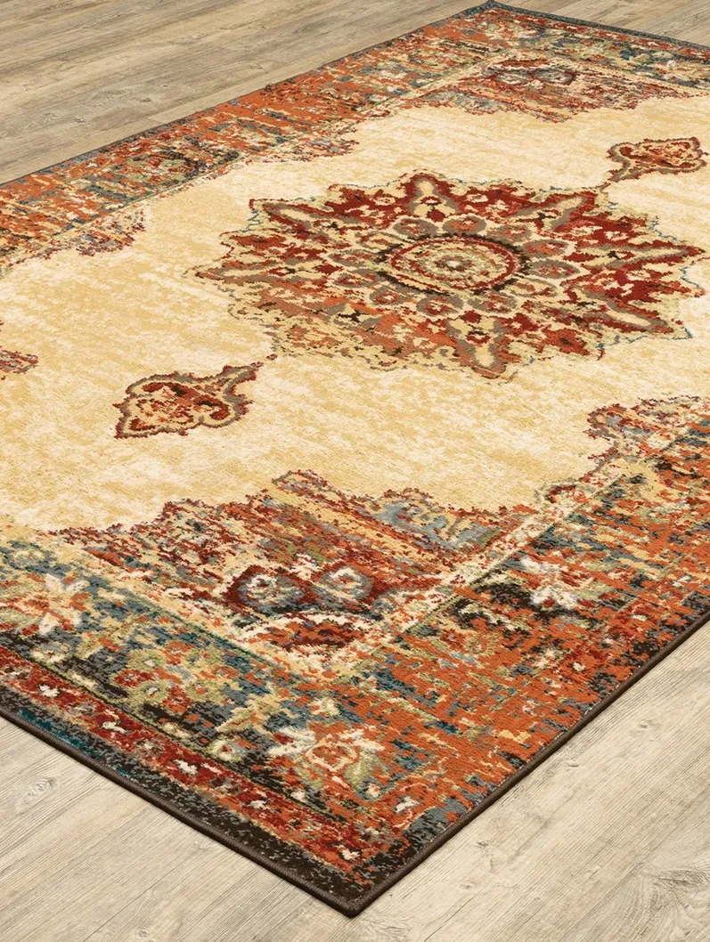 Juliette 3'10" x 5'5" Gold Rug