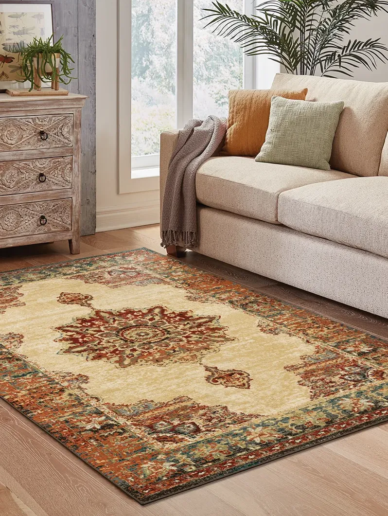 Juliette 3'10" x 5'5" Gold Rug