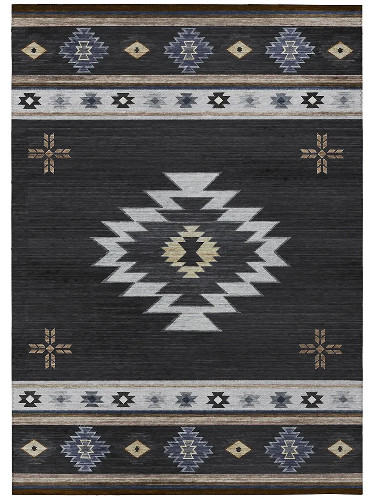 Phoenix PH4 Black 10' x 14' Rug