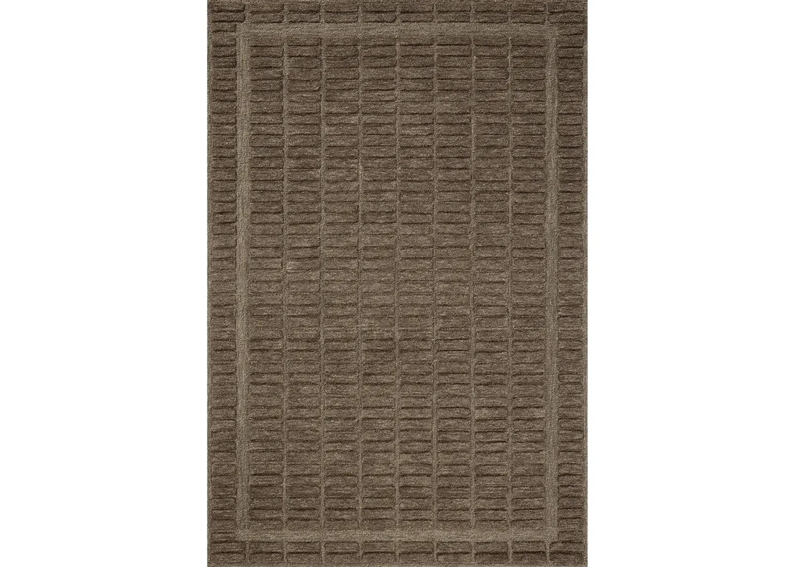 Bradley BRL-06 Cocoa / Cocoa 7''9" x 9''9" Rug by Chris Loves Julia