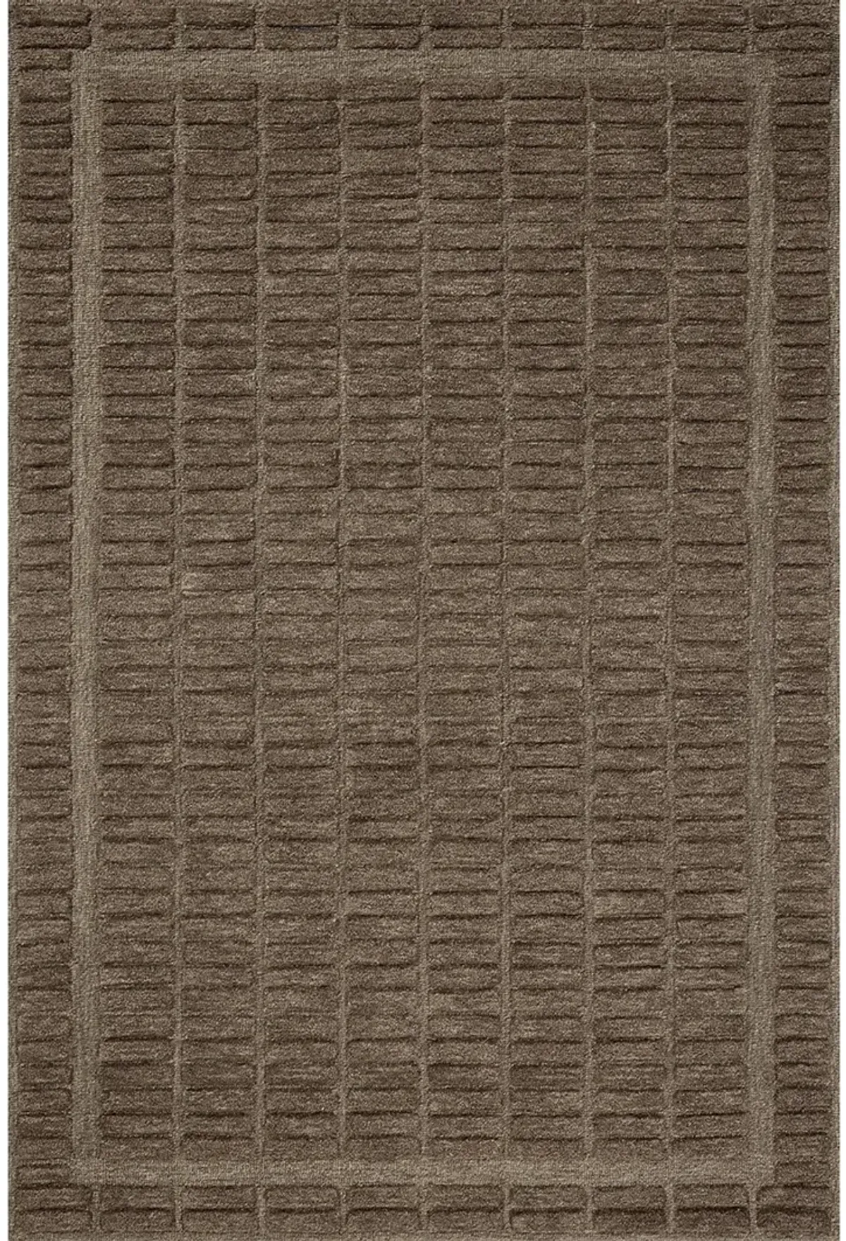 Bradley BRL-06 Cocoa / Cocoa 7''9" x 9''9" Rug by Chris Loves Julia