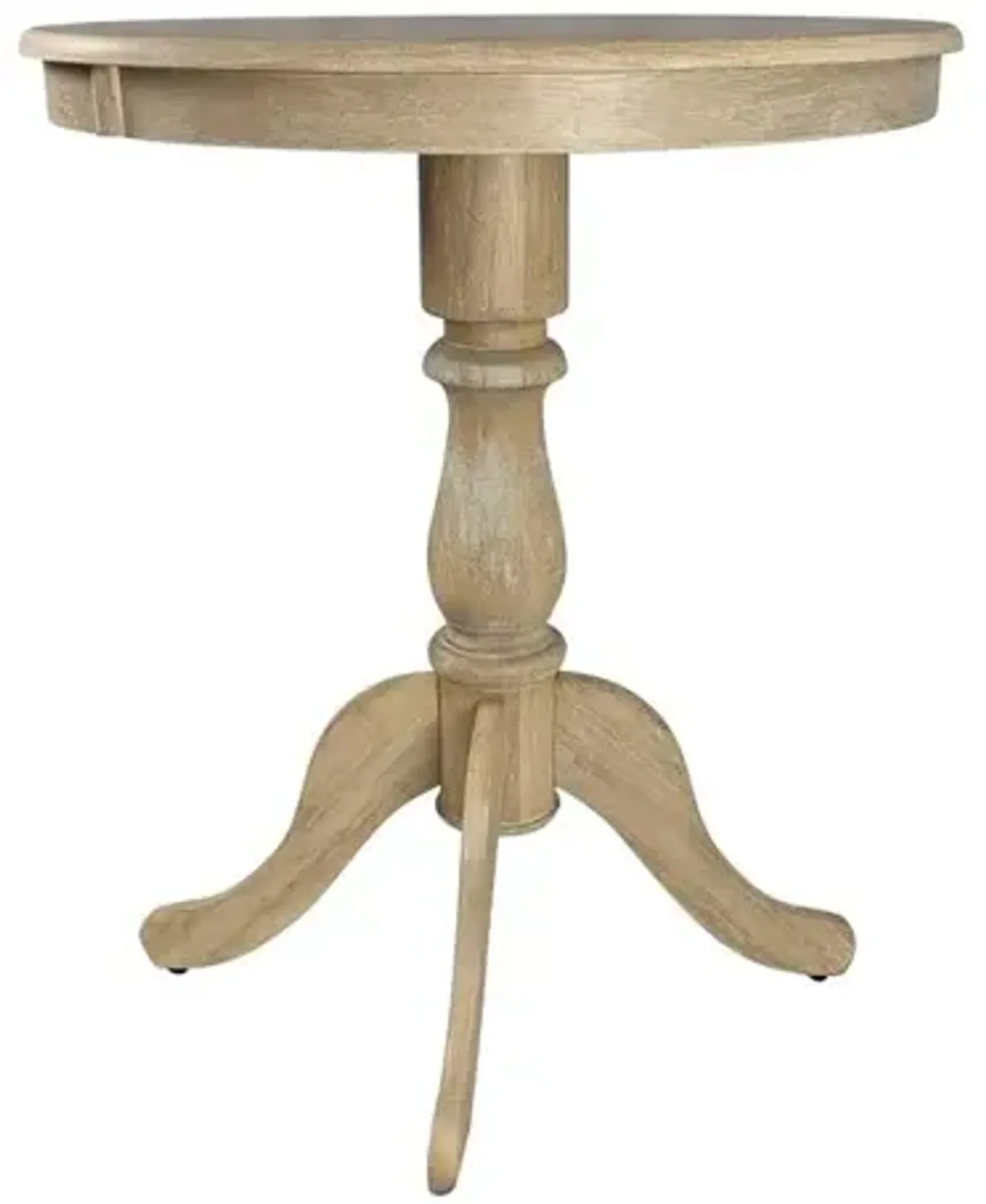 Carolina Living Fairview 30 Round Pedestal Bar Table - Natural Driftwood