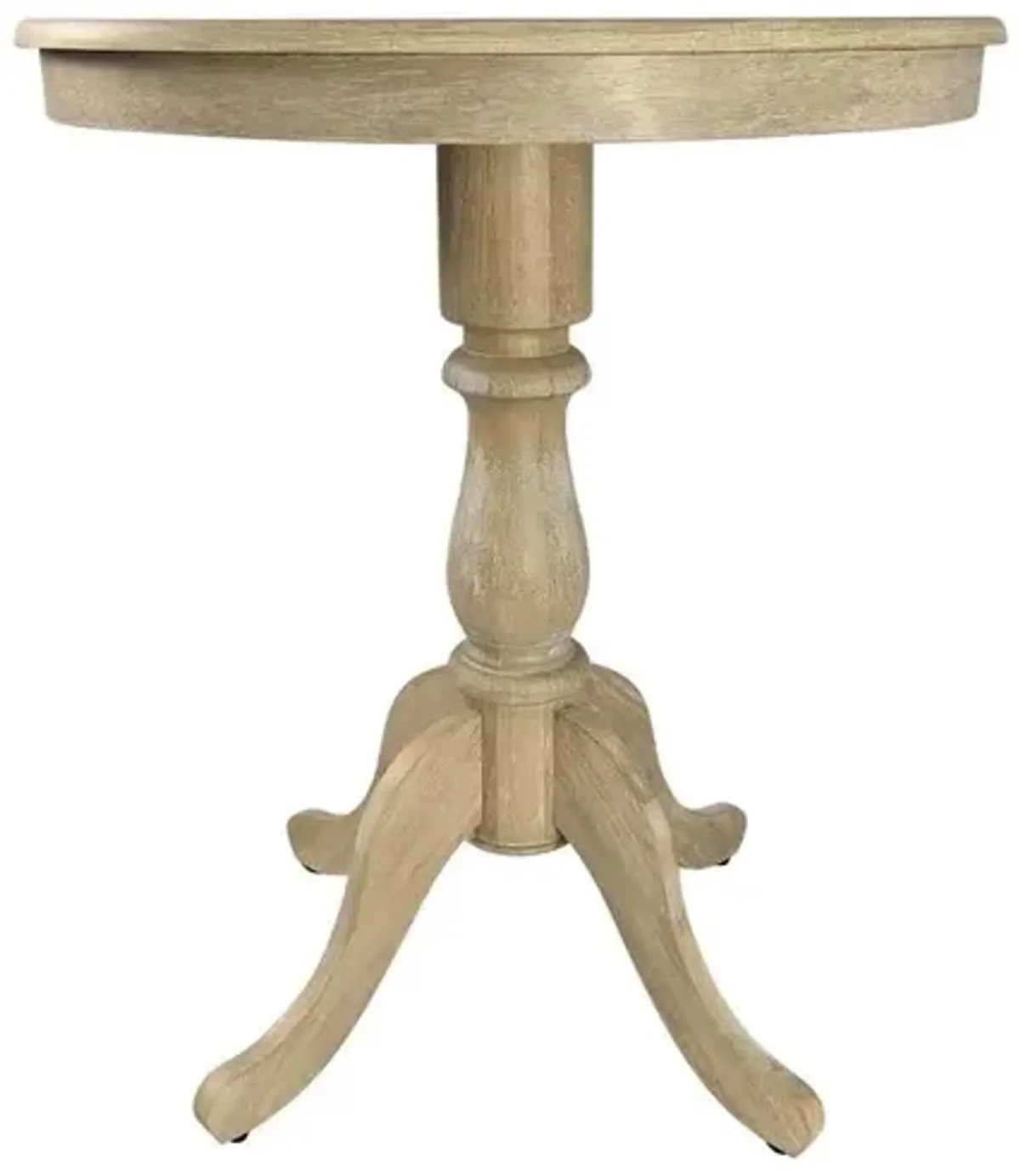 Carolina Living Fairview 30 Round Pedestal Bar Table - Natural Driftwood