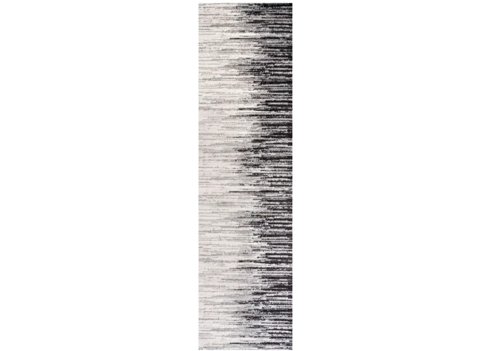 Linear Modern Half Stripe Area Rug