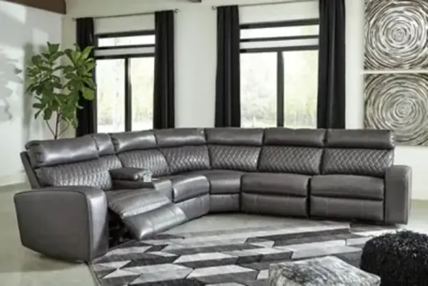 Samperstone 6-Piece Power Reclining Sectional