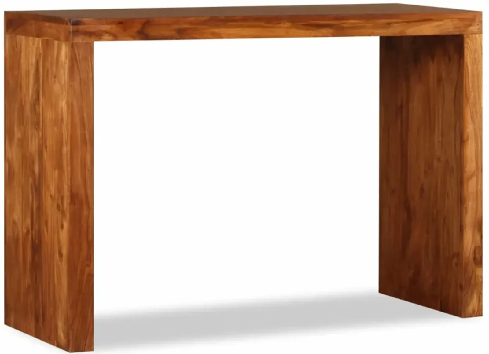 vidaXL Console Table Solid Wood with Sheesham Finish 43.3"x15.7"x30"