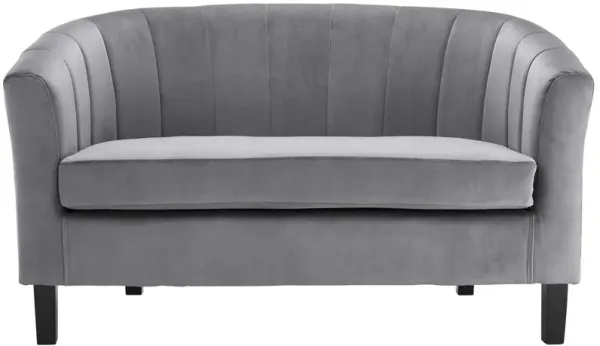 Prospect Channel Tufted Performance Velvet Loveseat