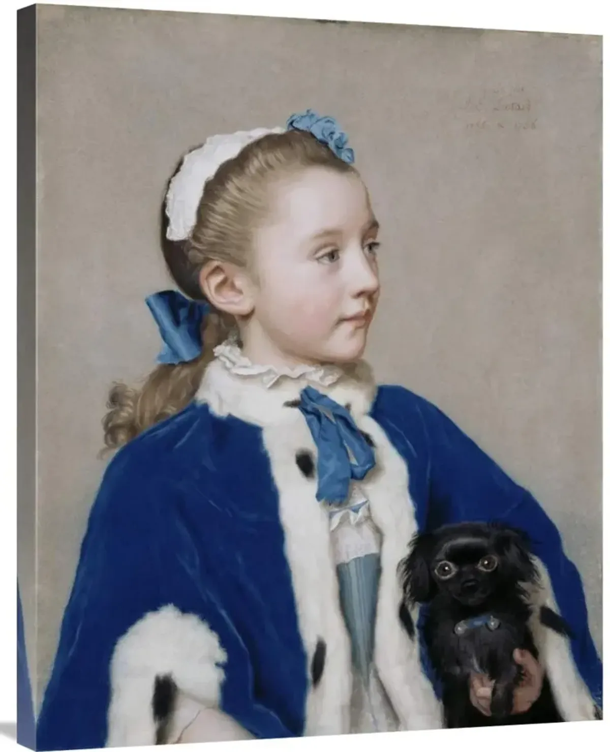 Portrait of Maria Frederike van Reede-Athlone at Seven Years of Age-Canvas Art-28x35