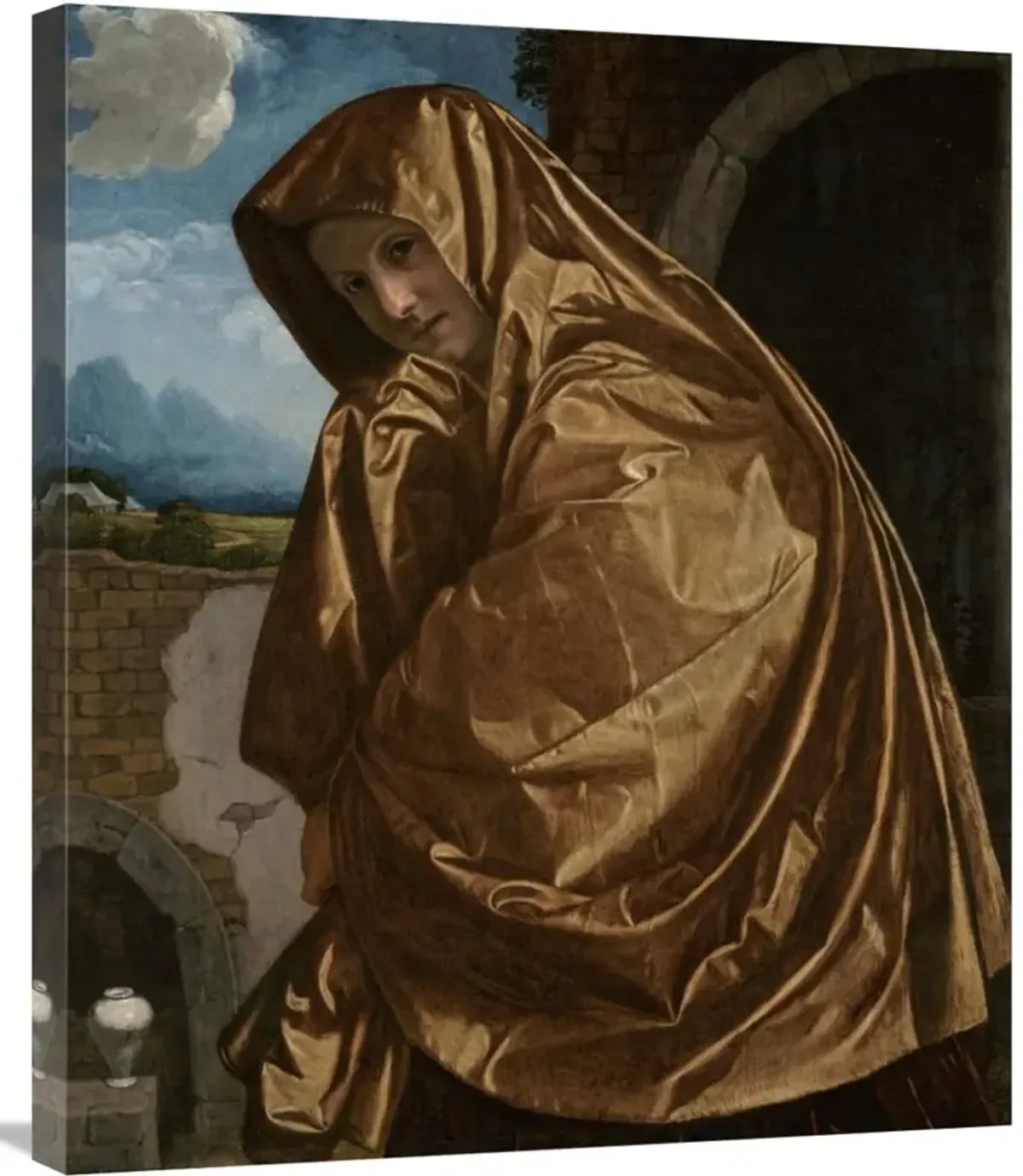 Saint Mary Magdalene at the Sepulchre-Canvas Art-25.5x30