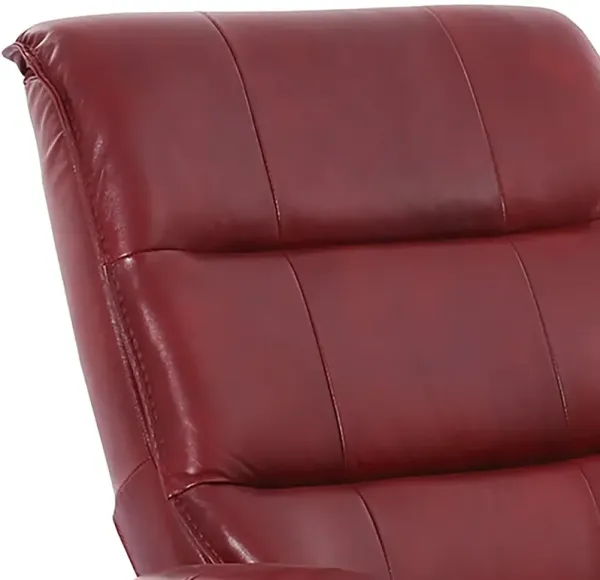 Parker Living Knight - Rouge Manual Reclining Swivel Chair and Ottoman