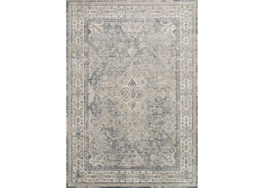 Teagan TEA04 Sky/Natural 3'4" x 5'7" Rug