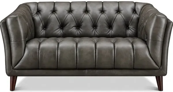 Targa Top Grain Leather Loveseat