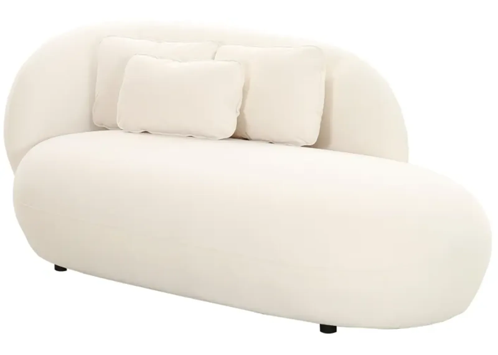 Galet Velvet Chaise