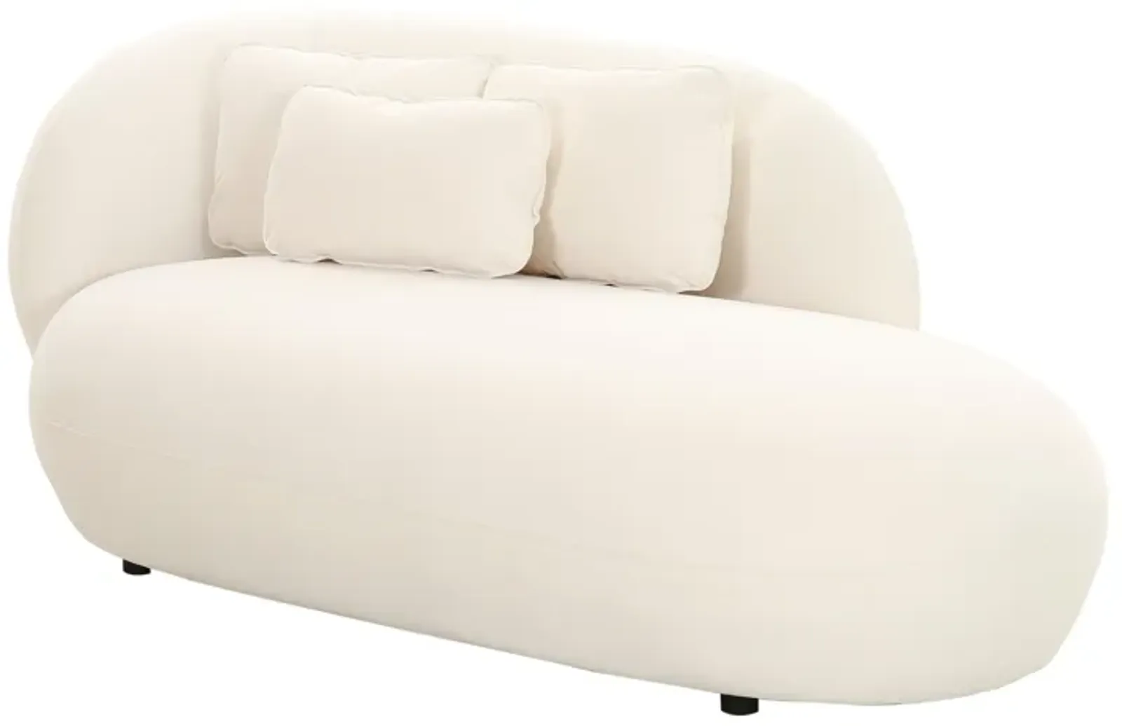 Galet Velvet Chaise