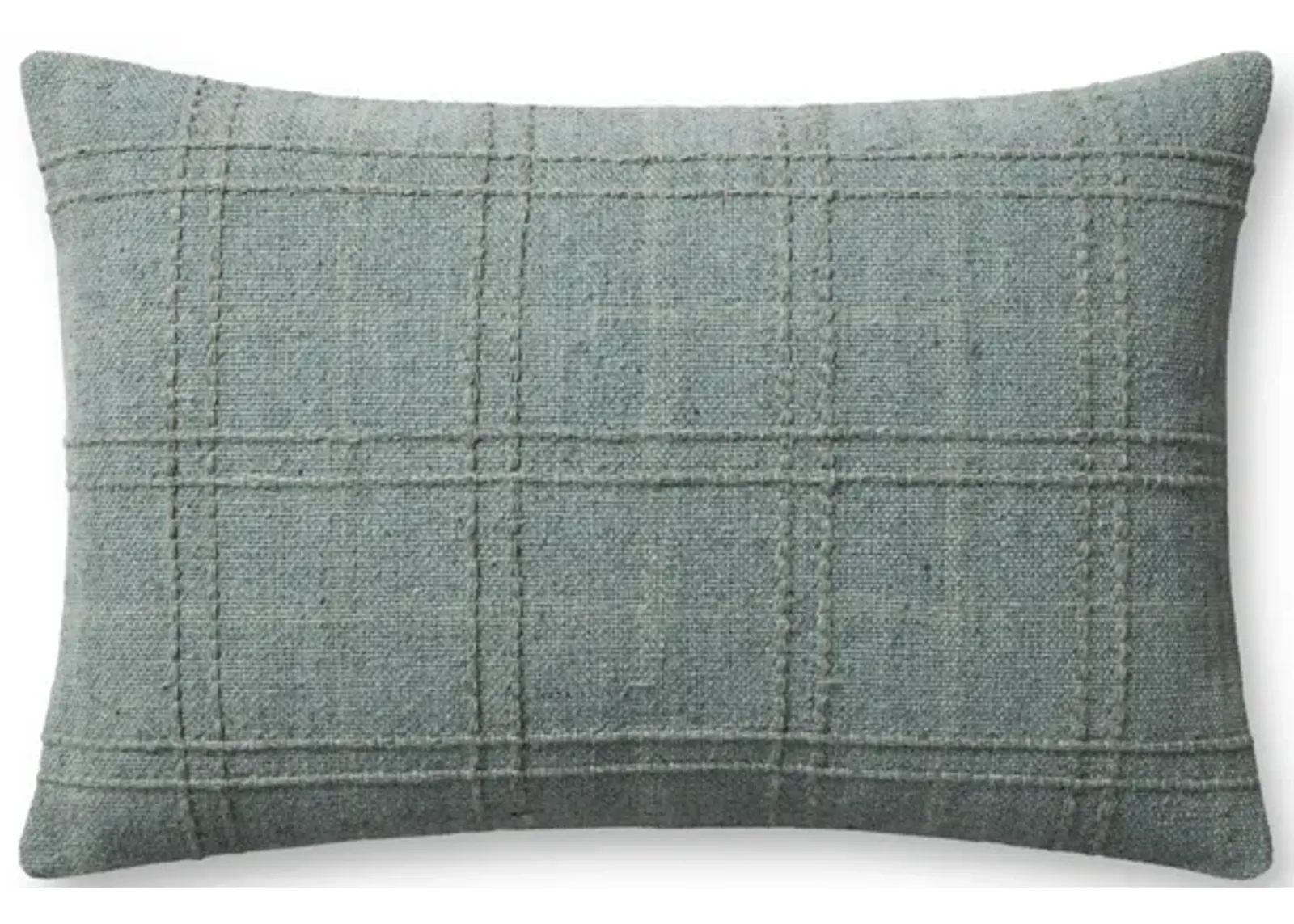 Parker PMH0056 Blue 13''x21'' Down Pillow by Magnolia Home by Joanna Gaines x Loloi