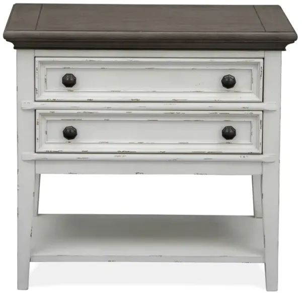 Bellevue Manor Open Nightstand