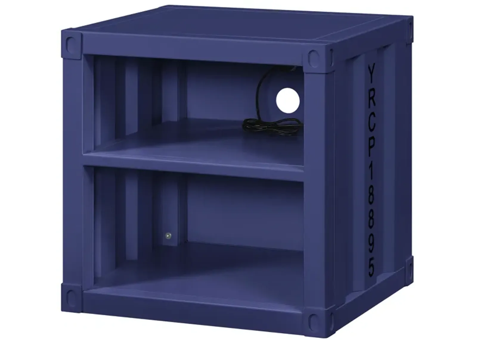 ACME Cargo Nightstand w/USB, Blue