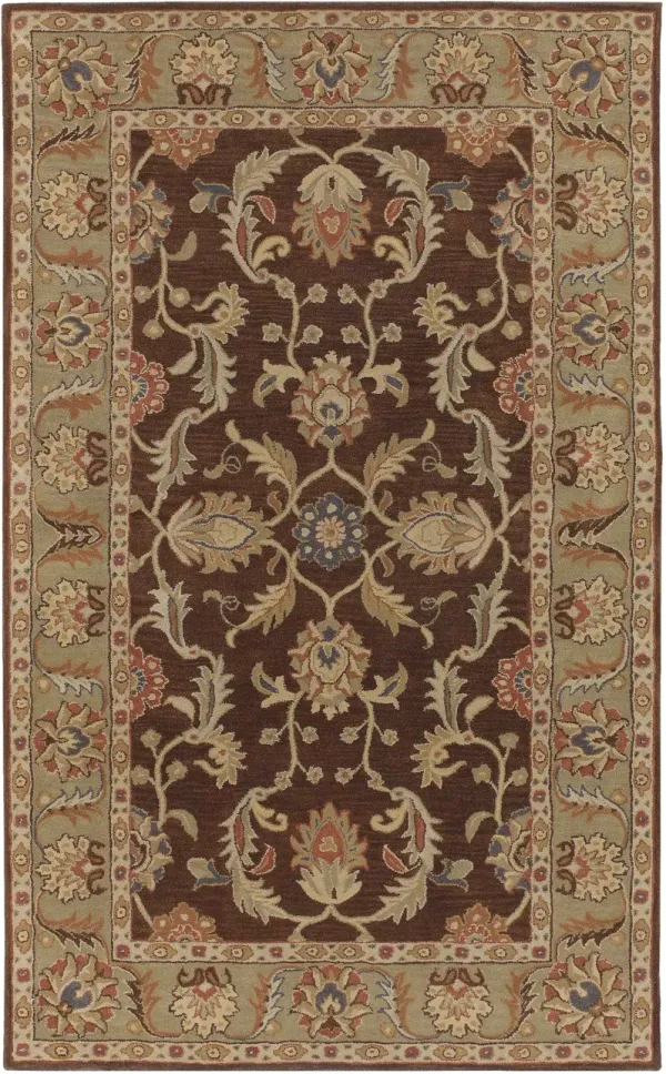Caesar CAE-1007 6' Round Brown Rug
