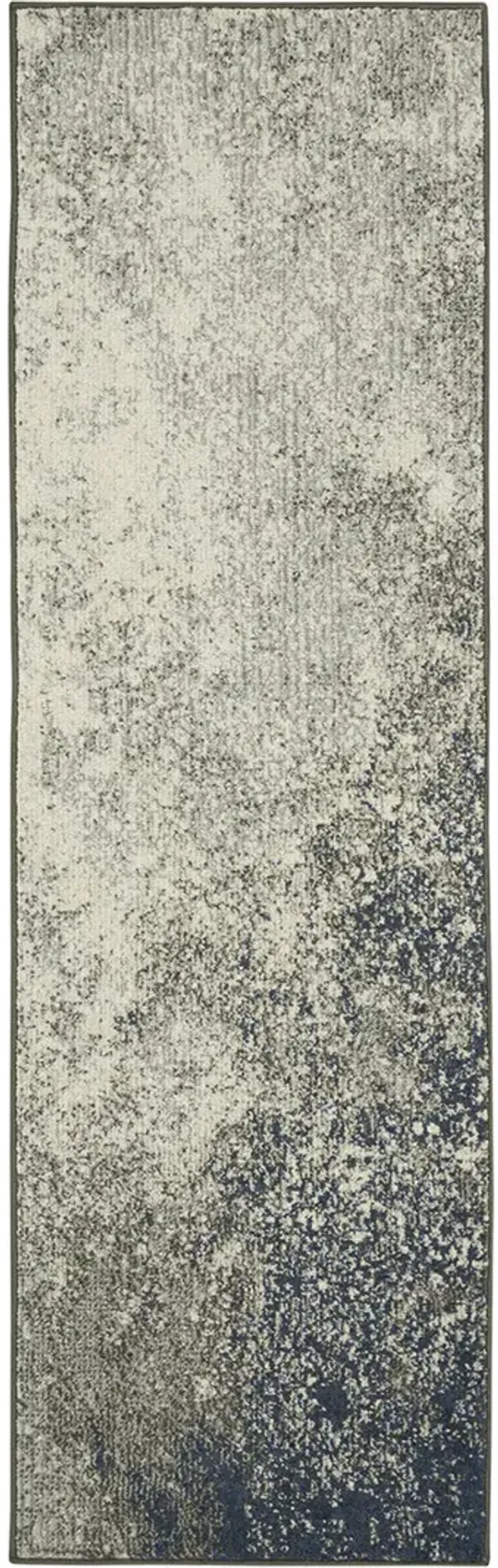 Passion PSN10 Charcoal/Ivory 1'10" x 2'10" Rug