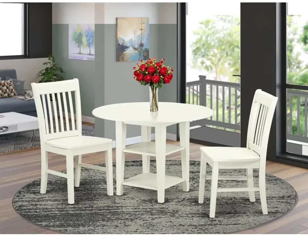 Dining Room Set Linen White