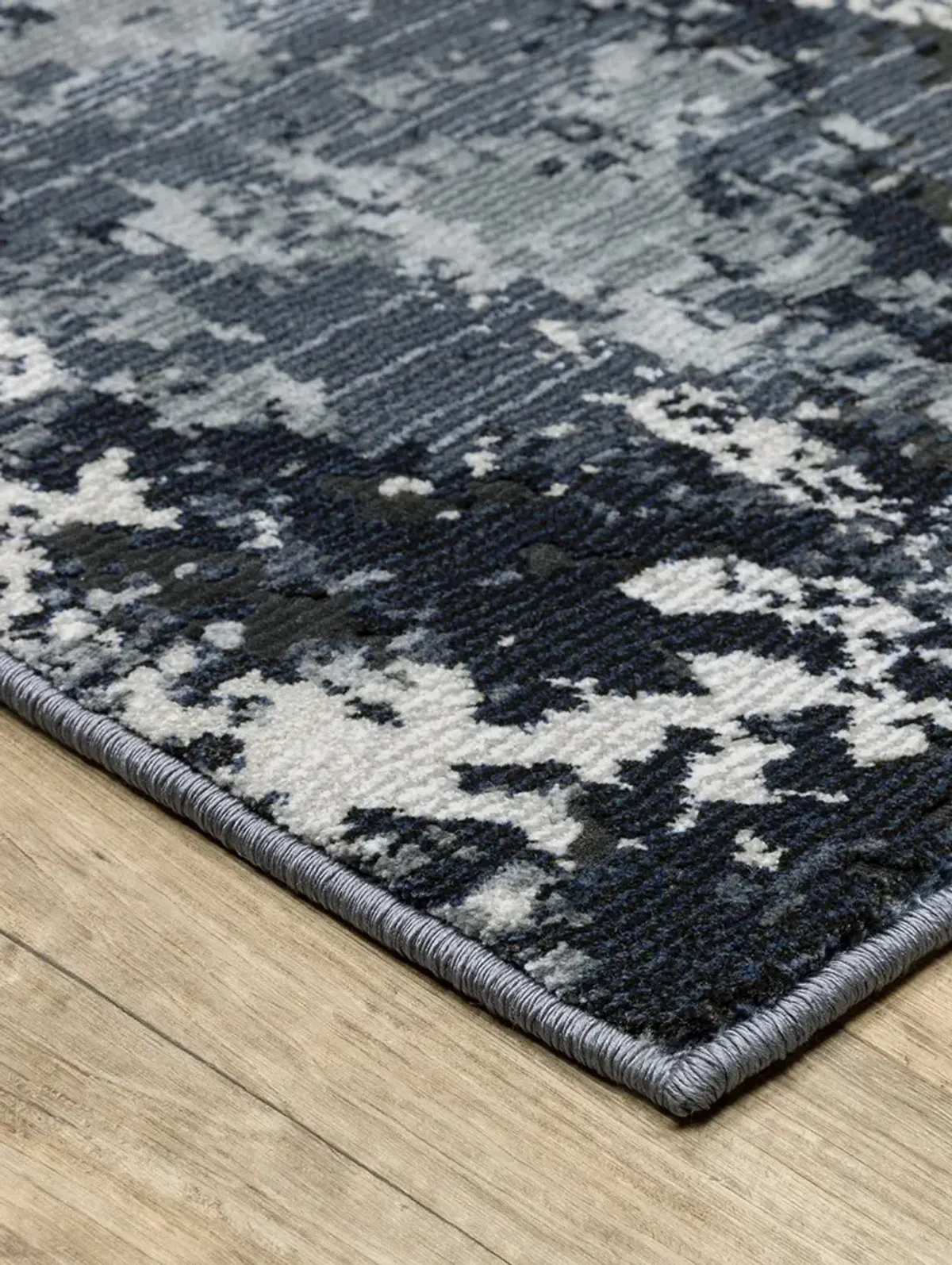 Caravan 6'7" x 9'6" Blue Rug