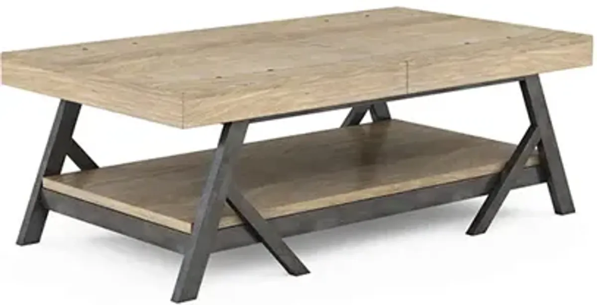 Frame Sliding-Top Cocktail Table